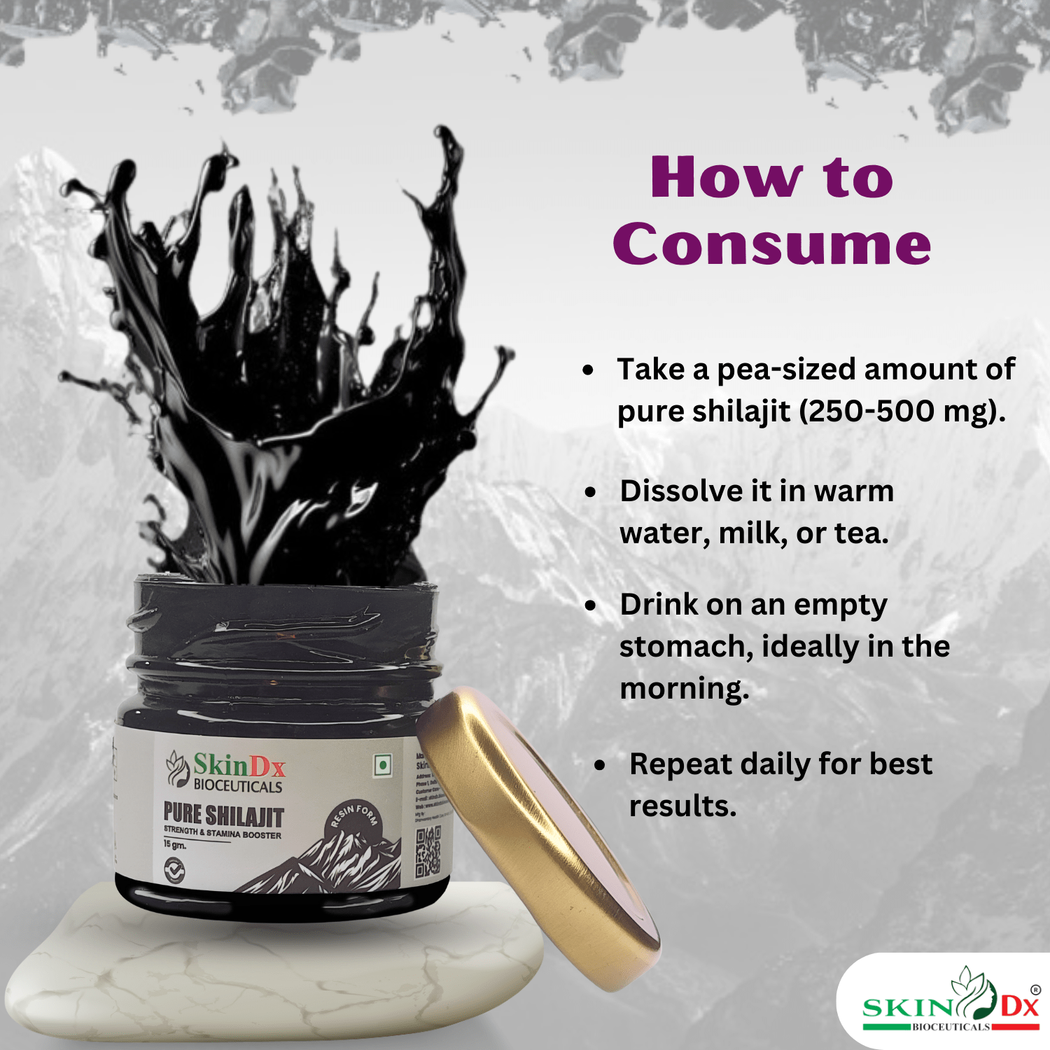 SkinDx Mongolian Shilajit